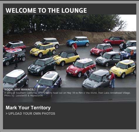 And with<b> MINI Owner Clubs</b> all around the country, it’s easy to find a group of fun-loving Owners organizing rallies, charity drives and all sorts of different events. . Mini owners lounge